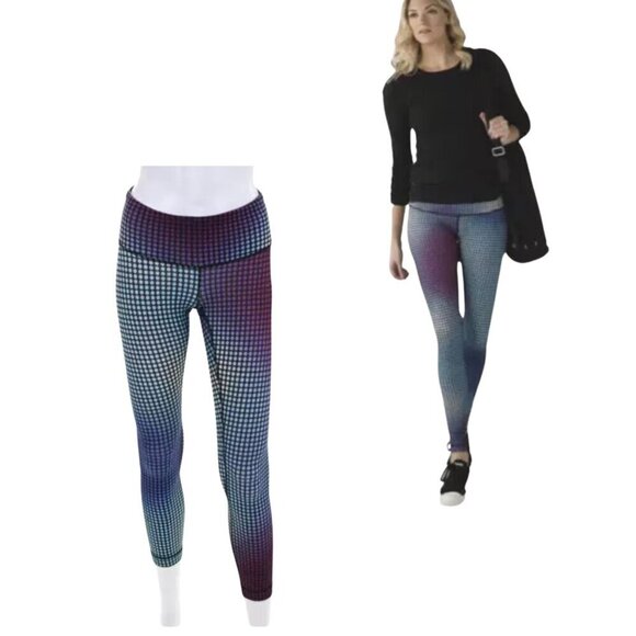Lululemon Wunder Under Pant III Cosmic Dot in Multicolor Size 4 - Picture 8 of 13